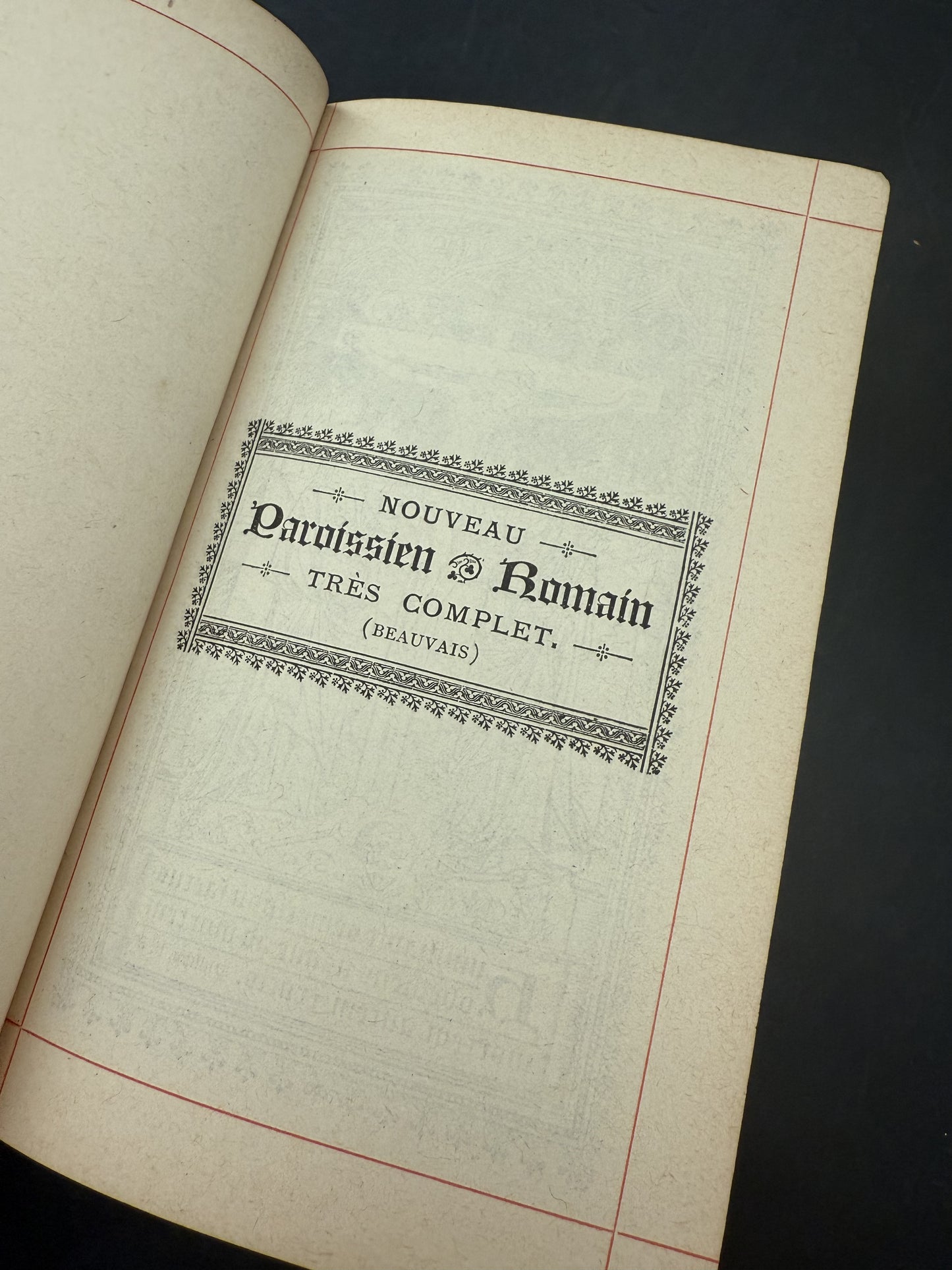 Book Paroissien Romain