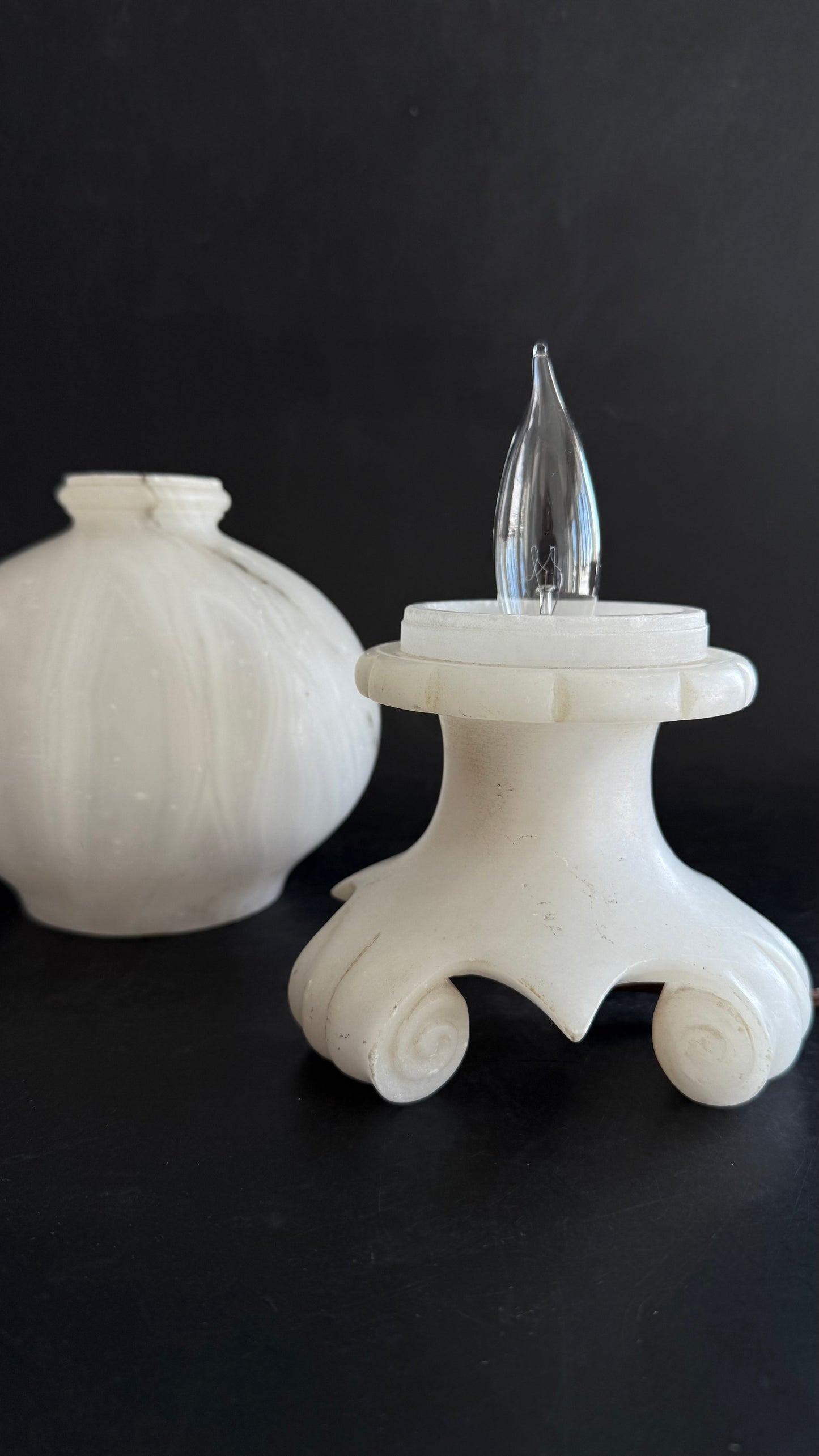 Reserved: Alabaster Lamp
