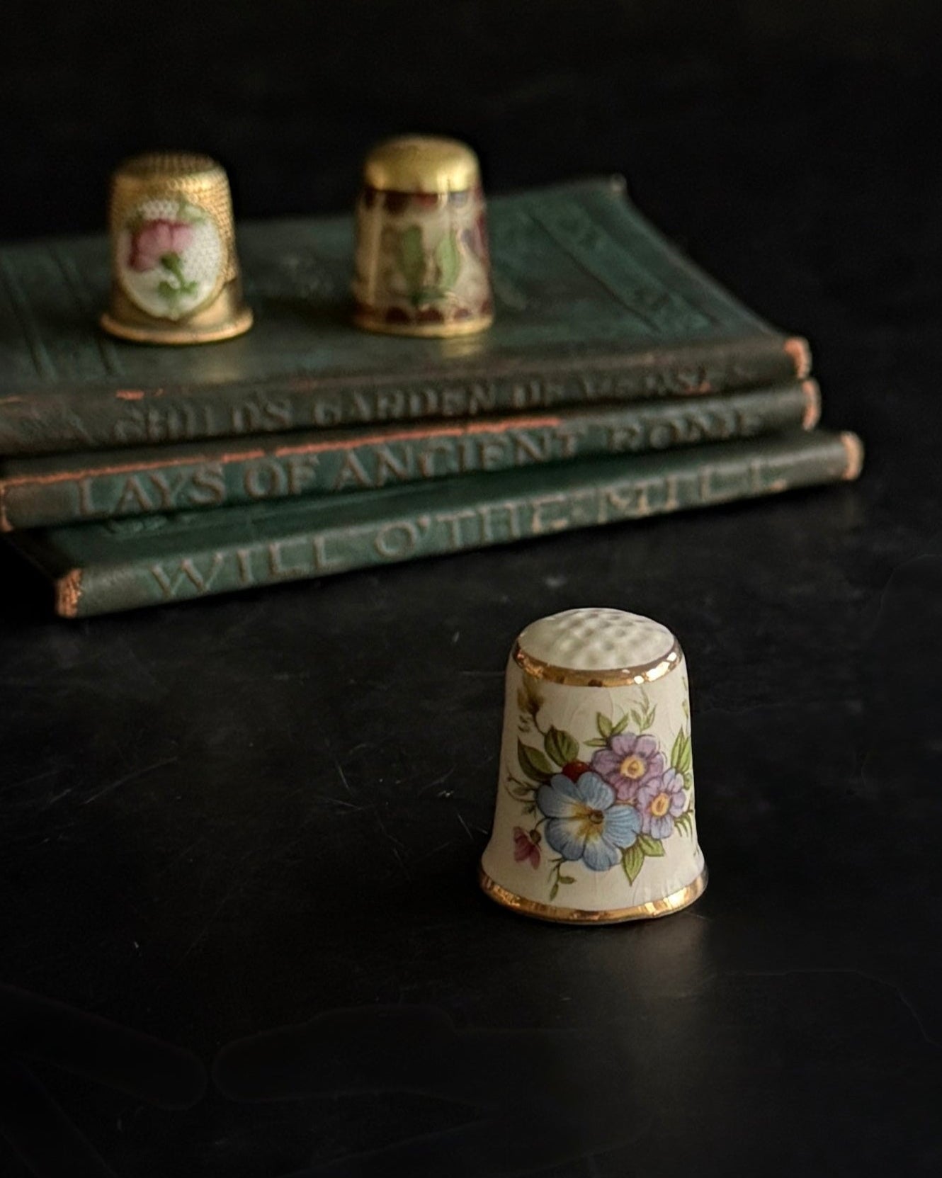 Mason’s Ironstone Floral Thimble – Made in England