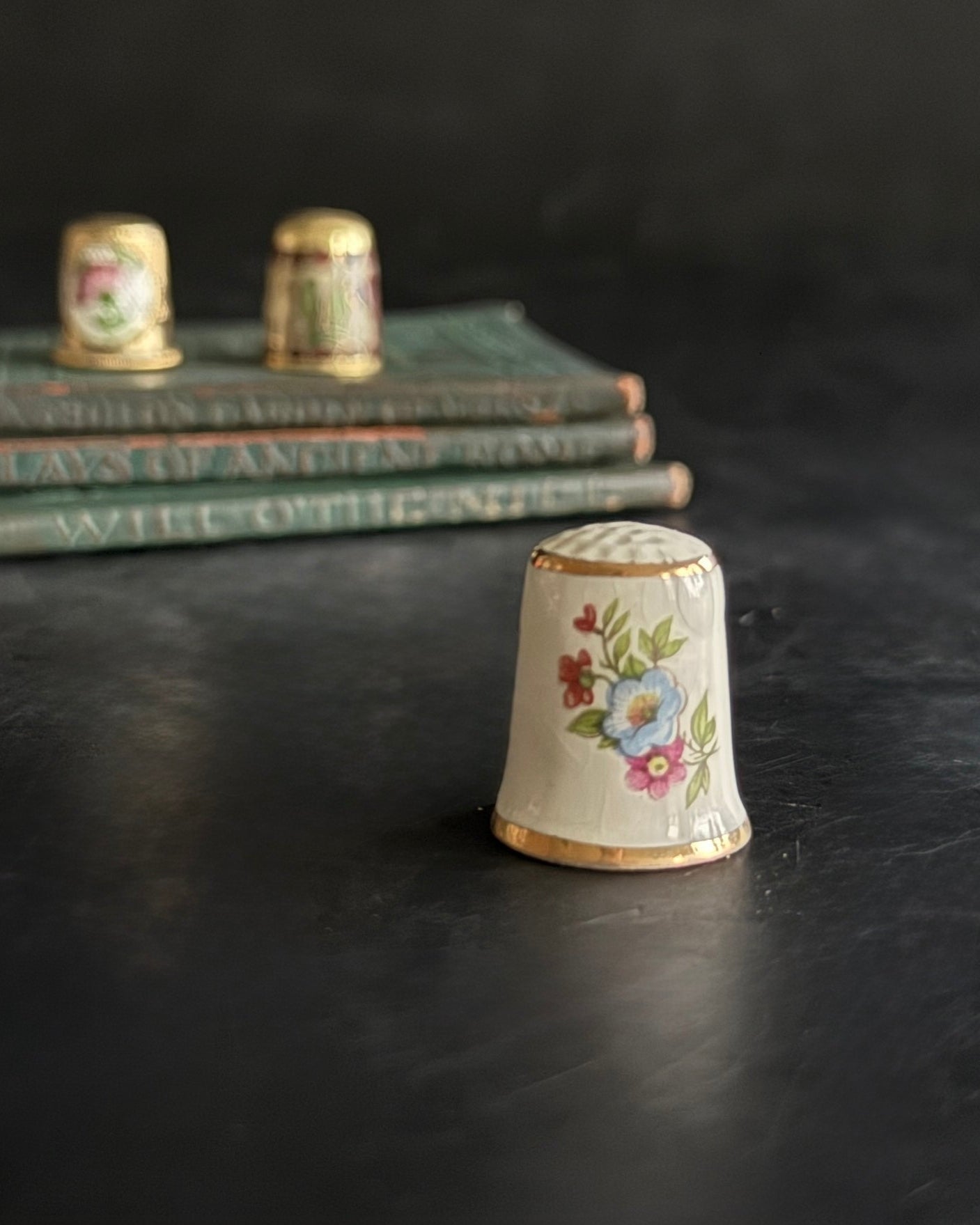 Mason’s Ironstone Floral Thimble – Made in England