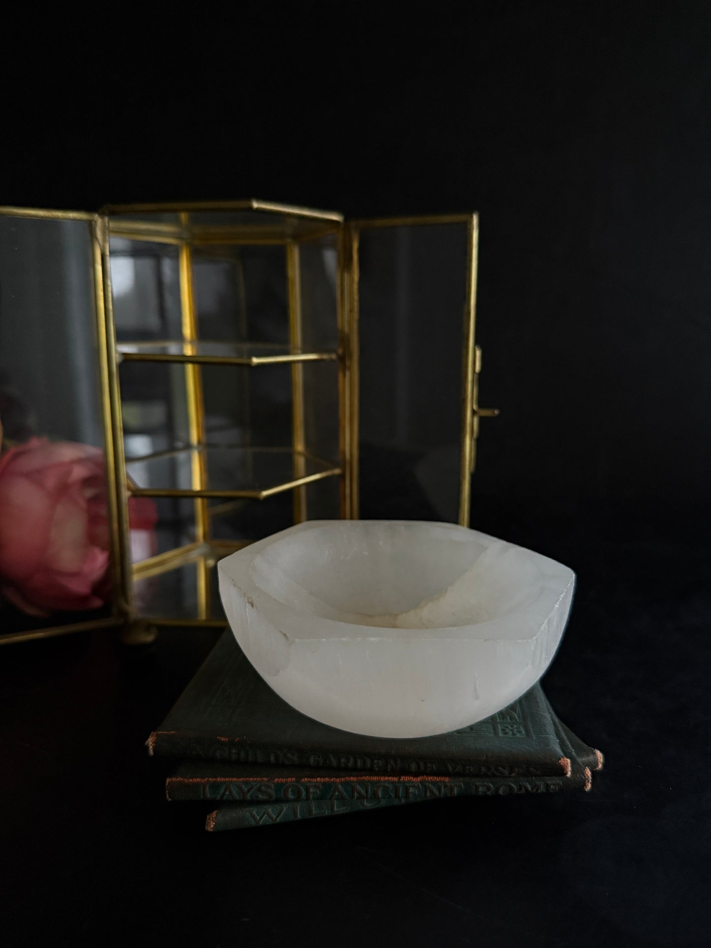 Petite Carved Stone Dish