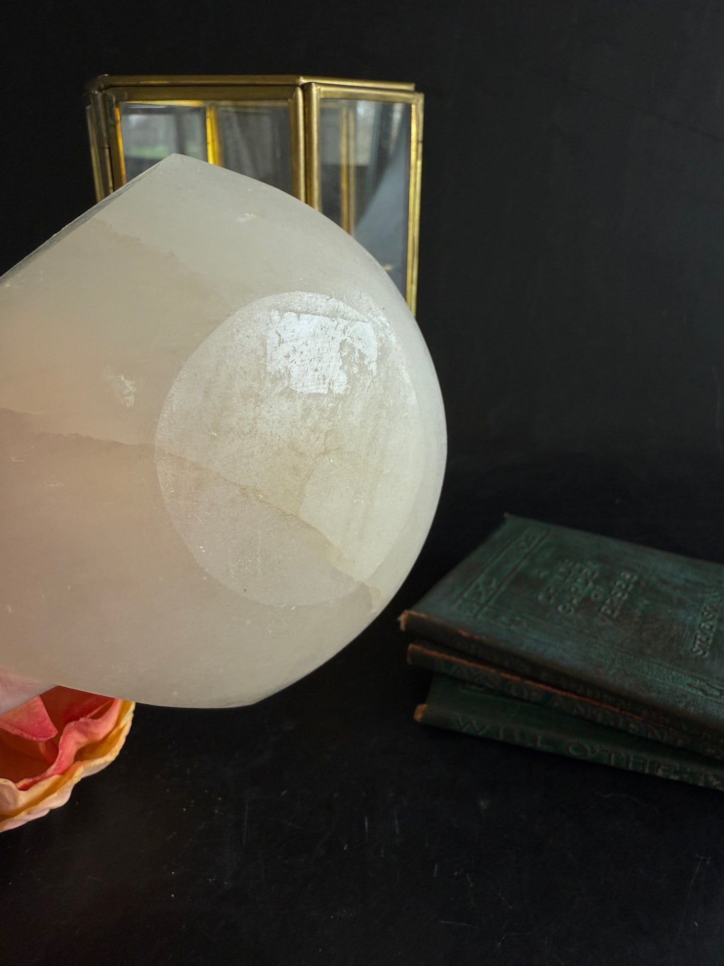 Petite Carved Stone Dish