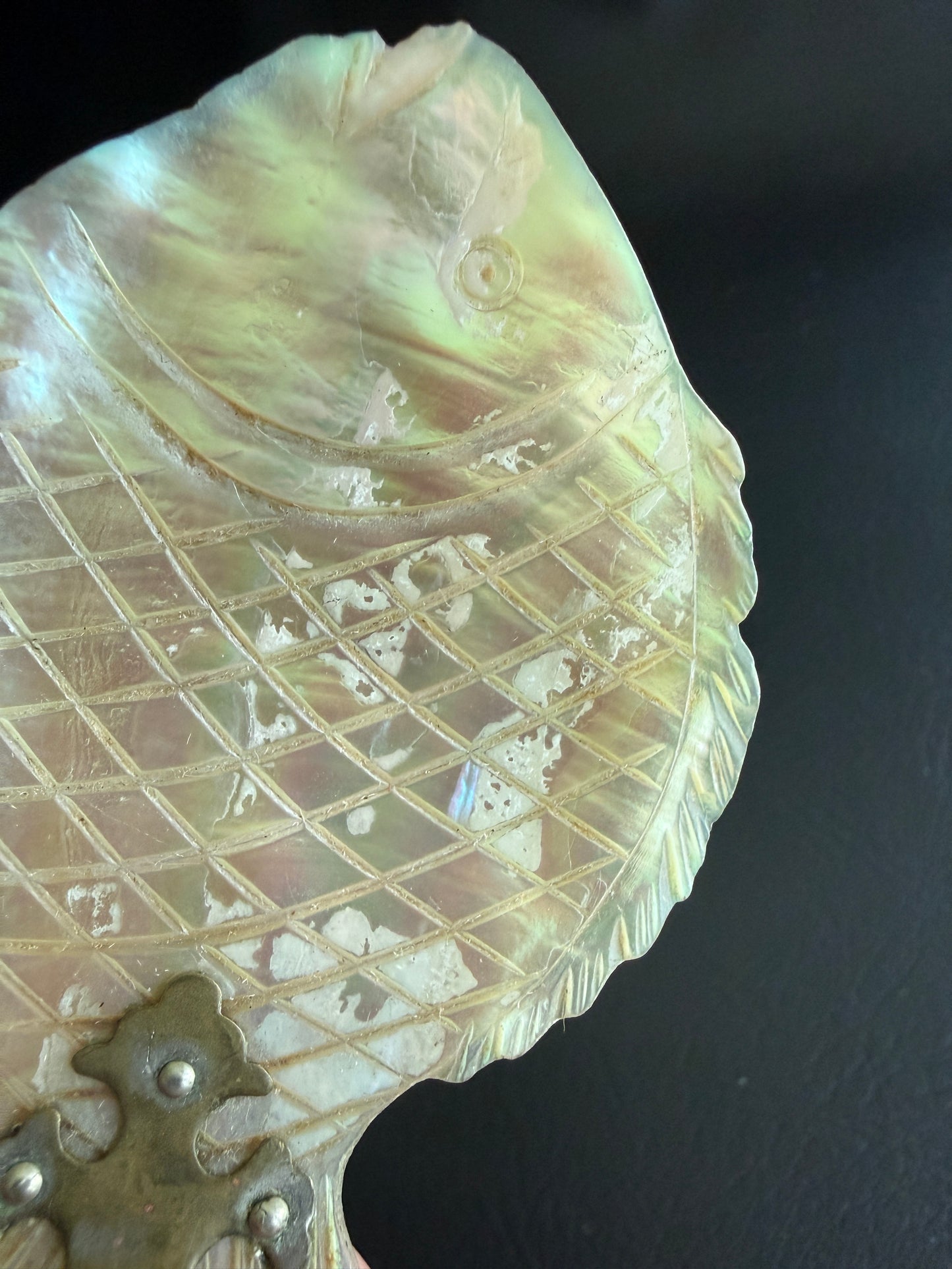 Mother of Pearl Fish Serving Spoon