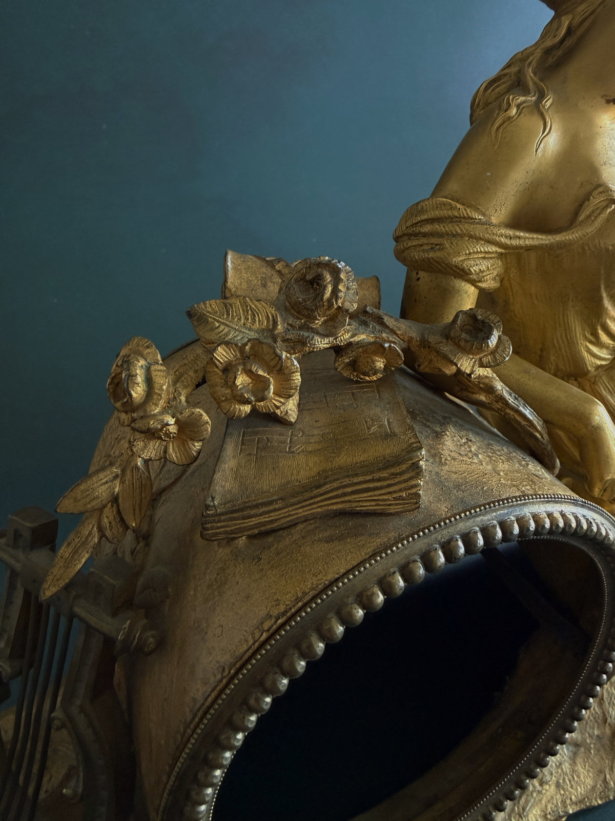 Antique French Gilt Spelter Mantel Clock Topper | c. 1870–1900