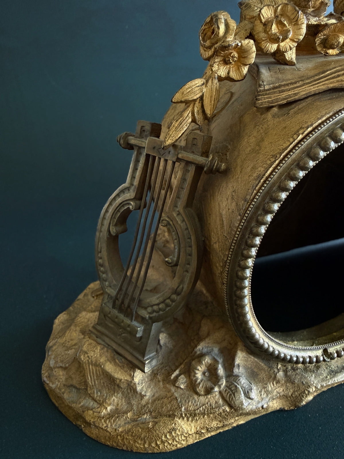 Antique French Gilt Spelter Mantel Clock Topper | c. 1870–1900