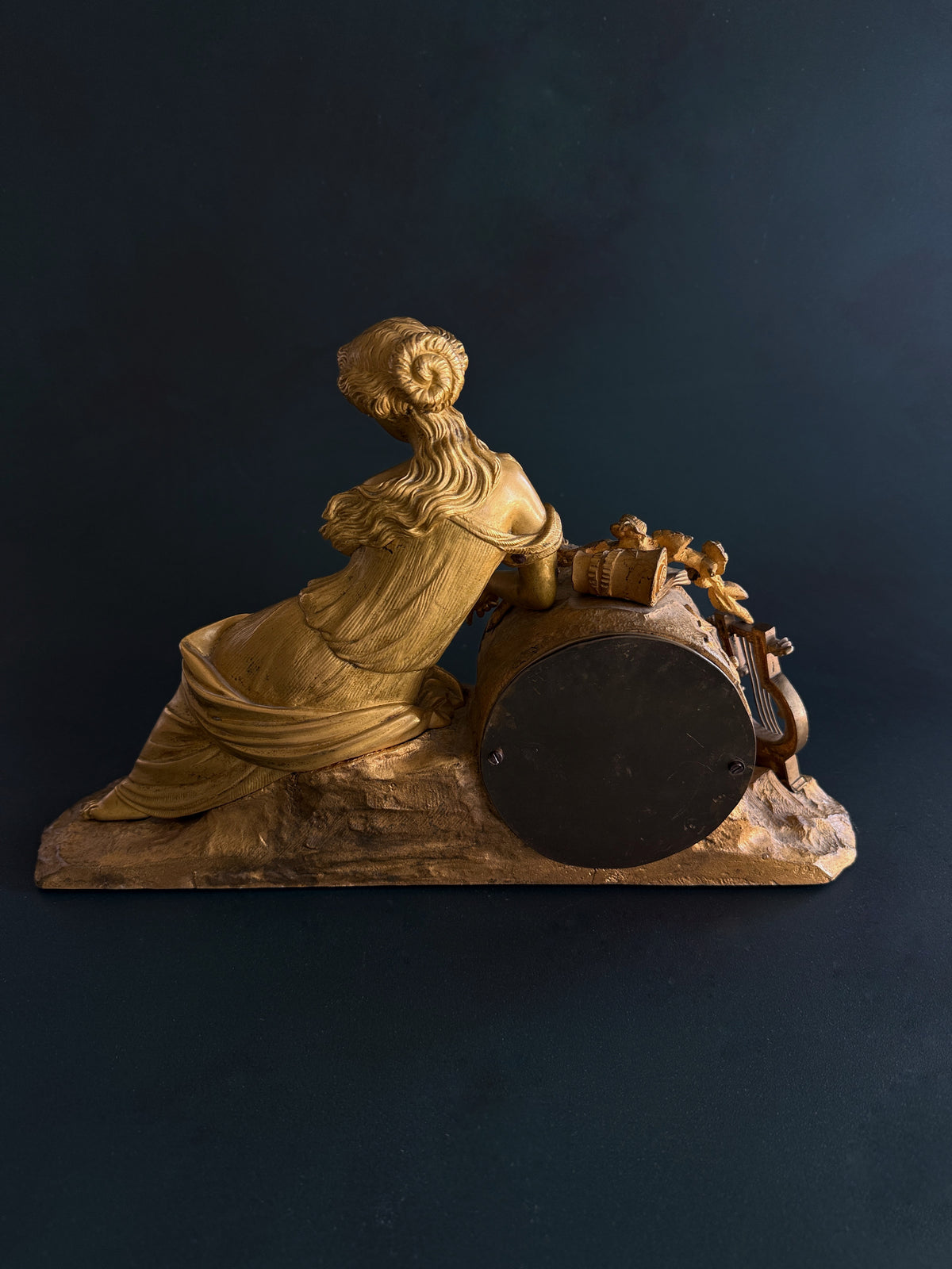 Antique French Gilt Spelter Mantel Clock Topper | c. 1870–1900