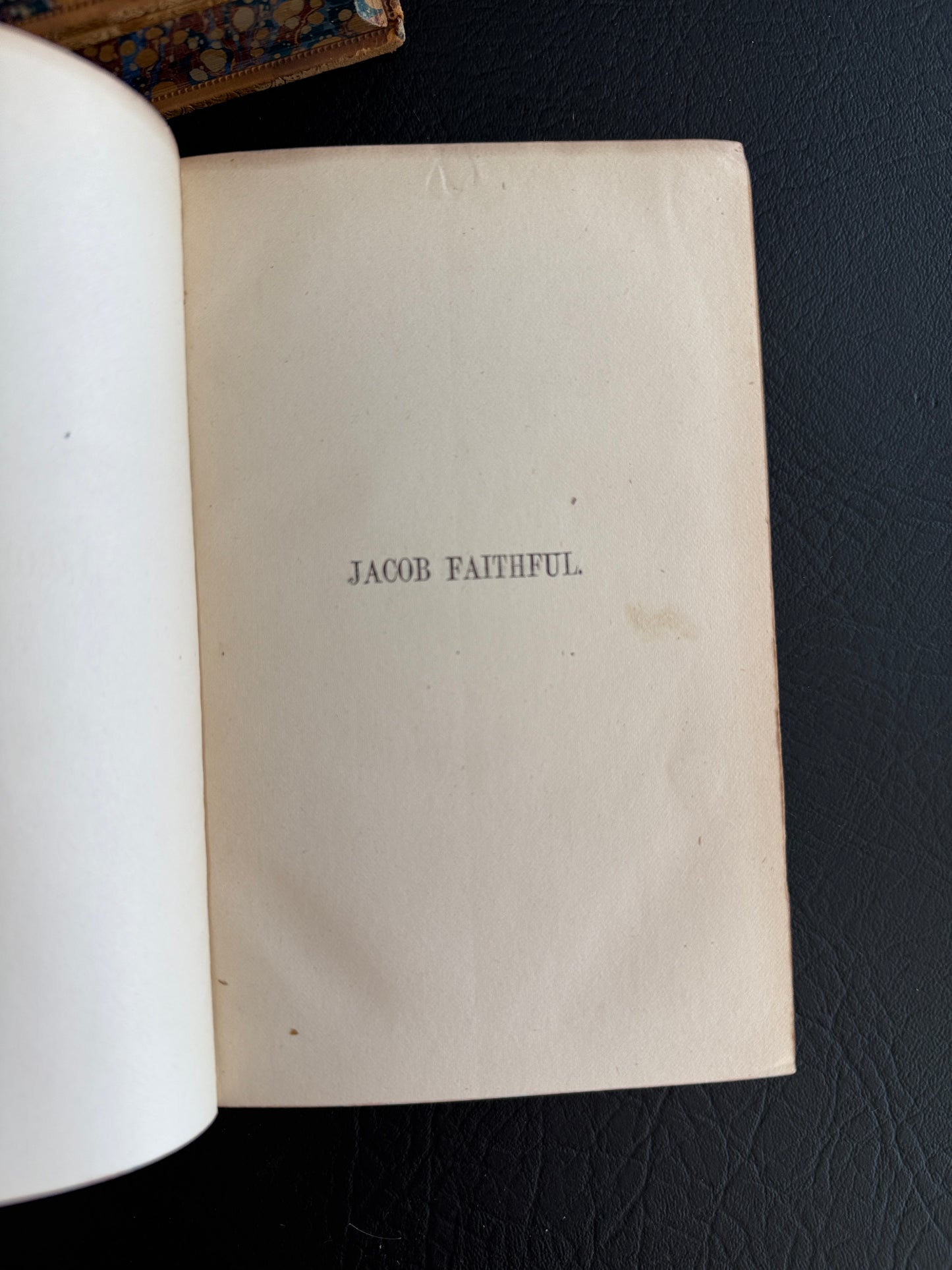 Trio of 19th-Century Leather-Bound Books by Captain Marryat