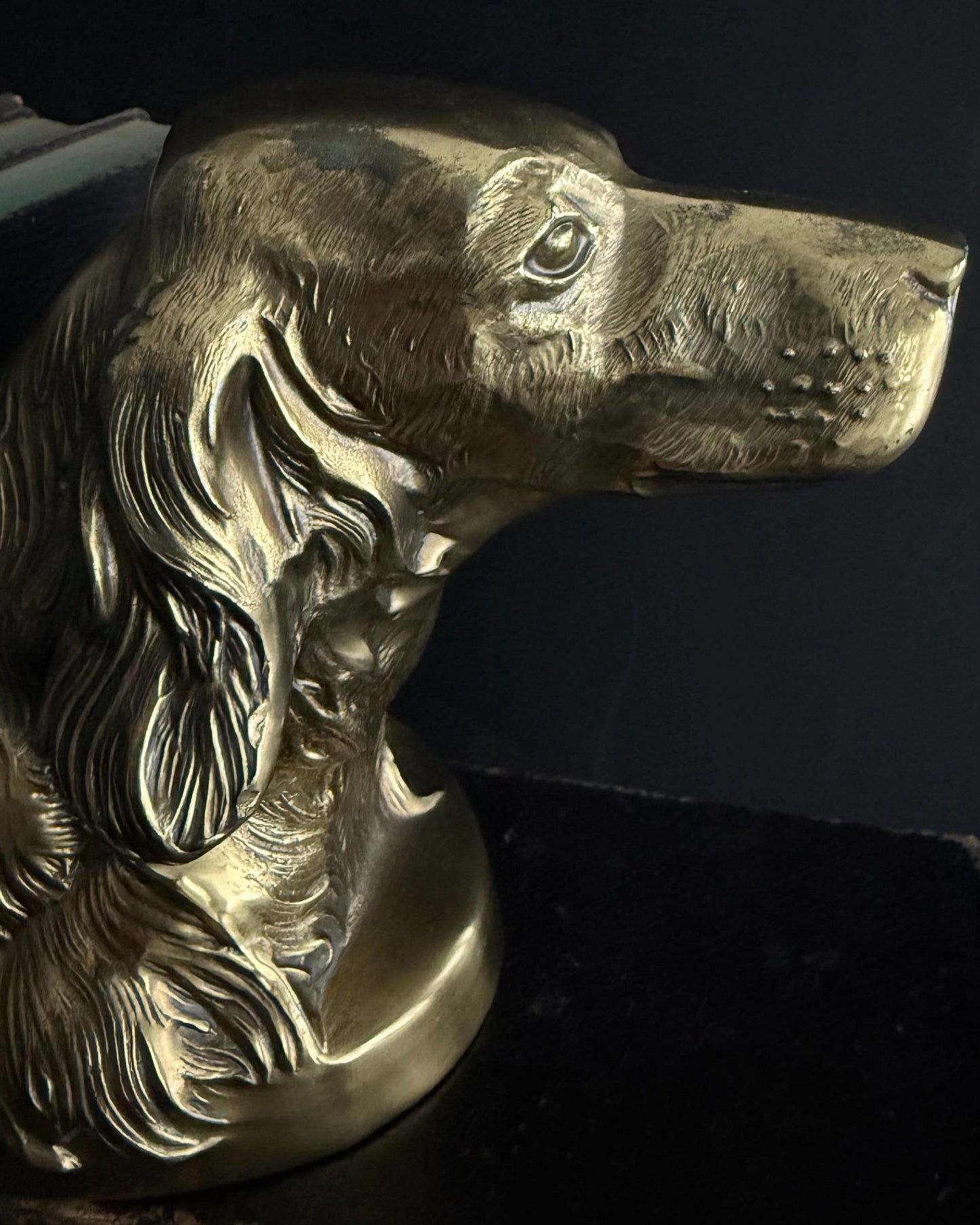 Dog Bookends: PM Craftsman Cast Brass