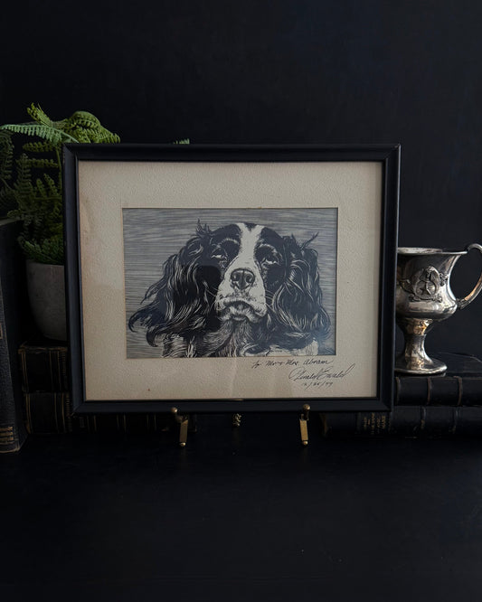 Framed Dog Print