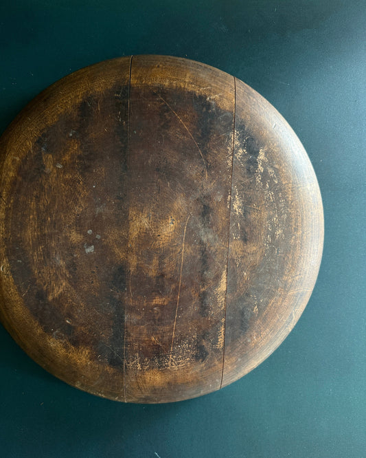 Old Wooden Stool Seat / Display Riser