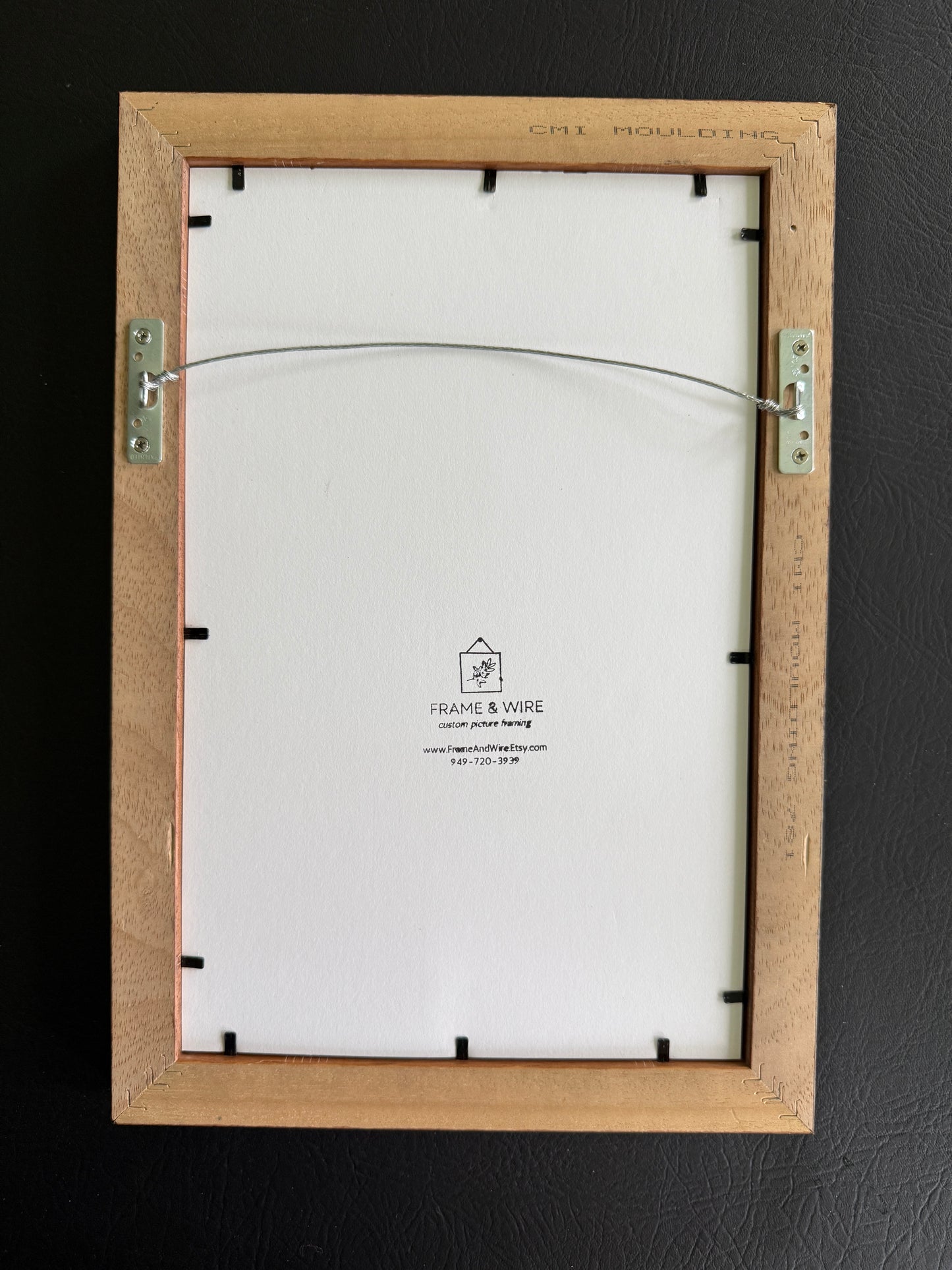 Swiss Pressed Botanical from 1863 in Custom Frame (A)