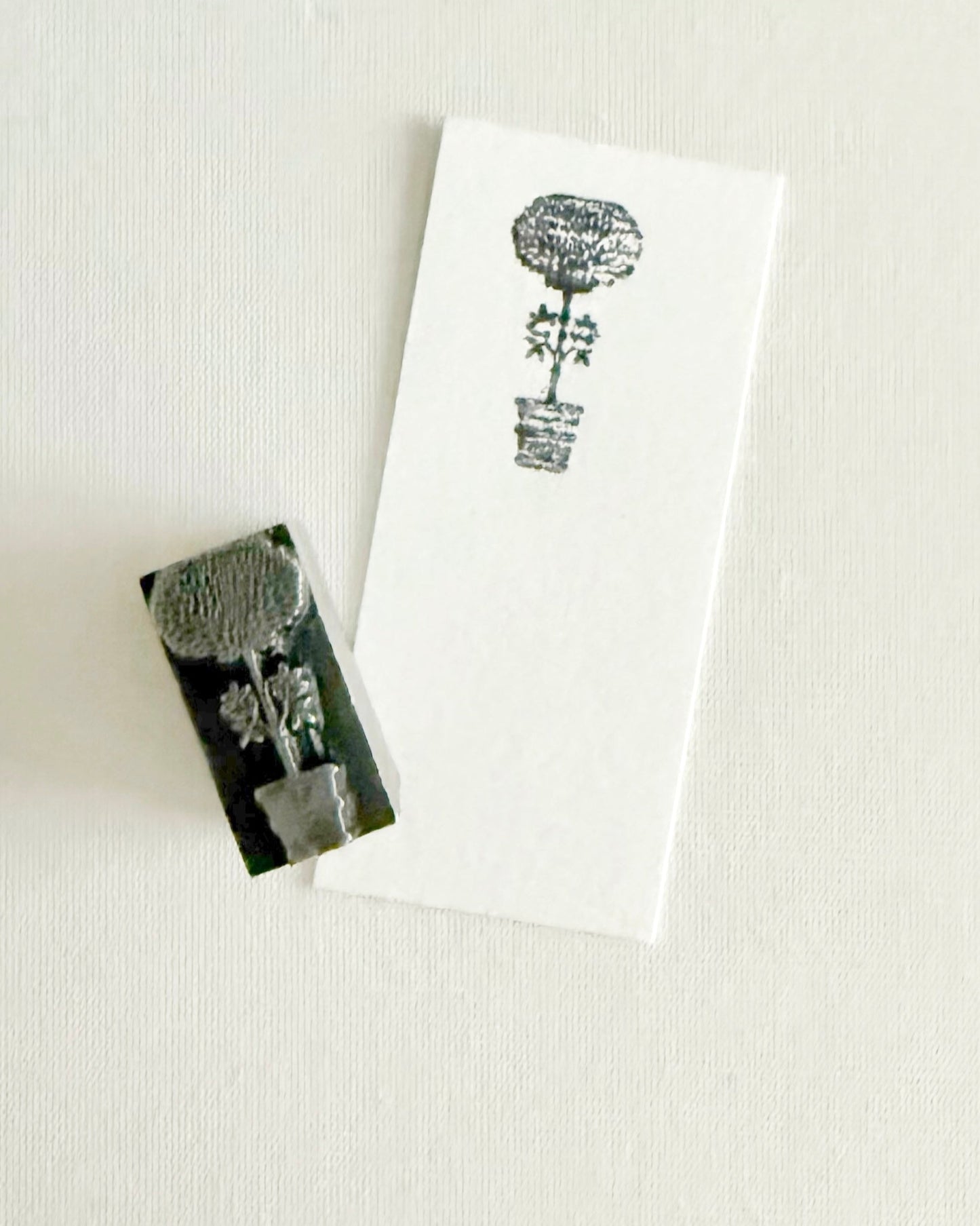 Letter Press Printing Block: Topiary