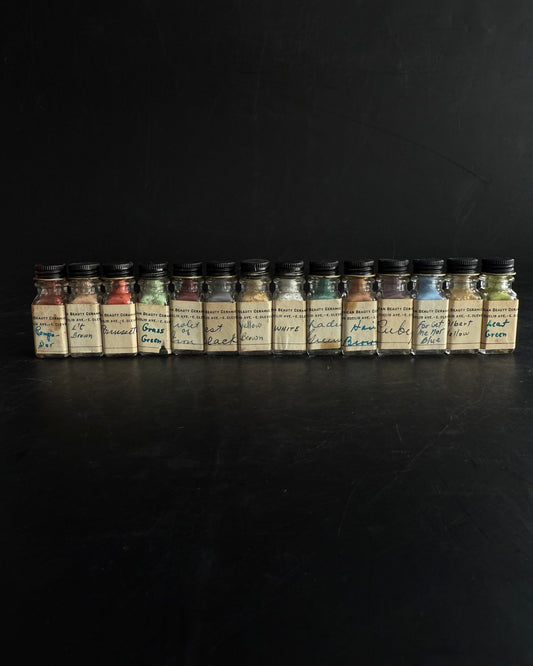 Vintage American Beauty Ceramic Studio Vial Set