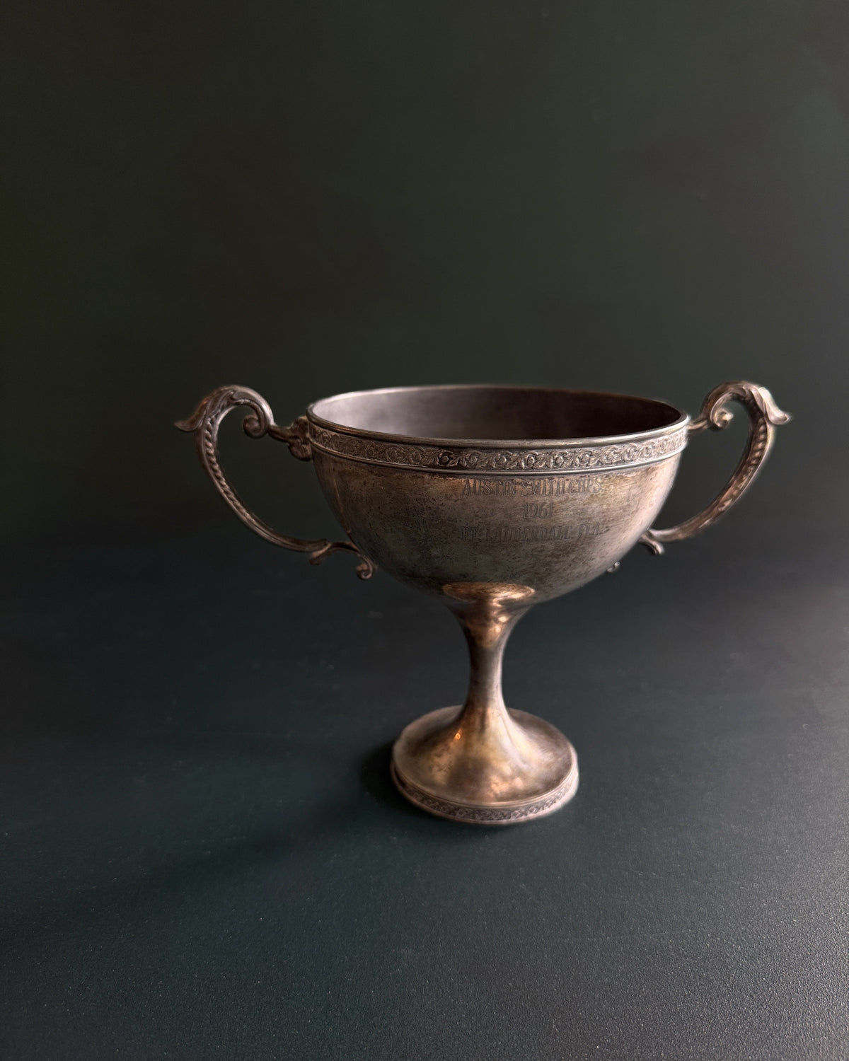 Vintage 1961 Silver-Tone Trophy Cup