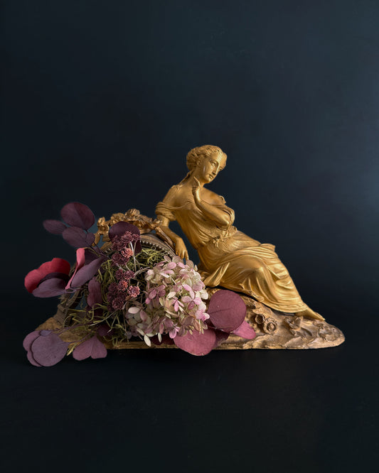Antique French Gilt Spelter Mantel Clock Topper | c. 1870–1900