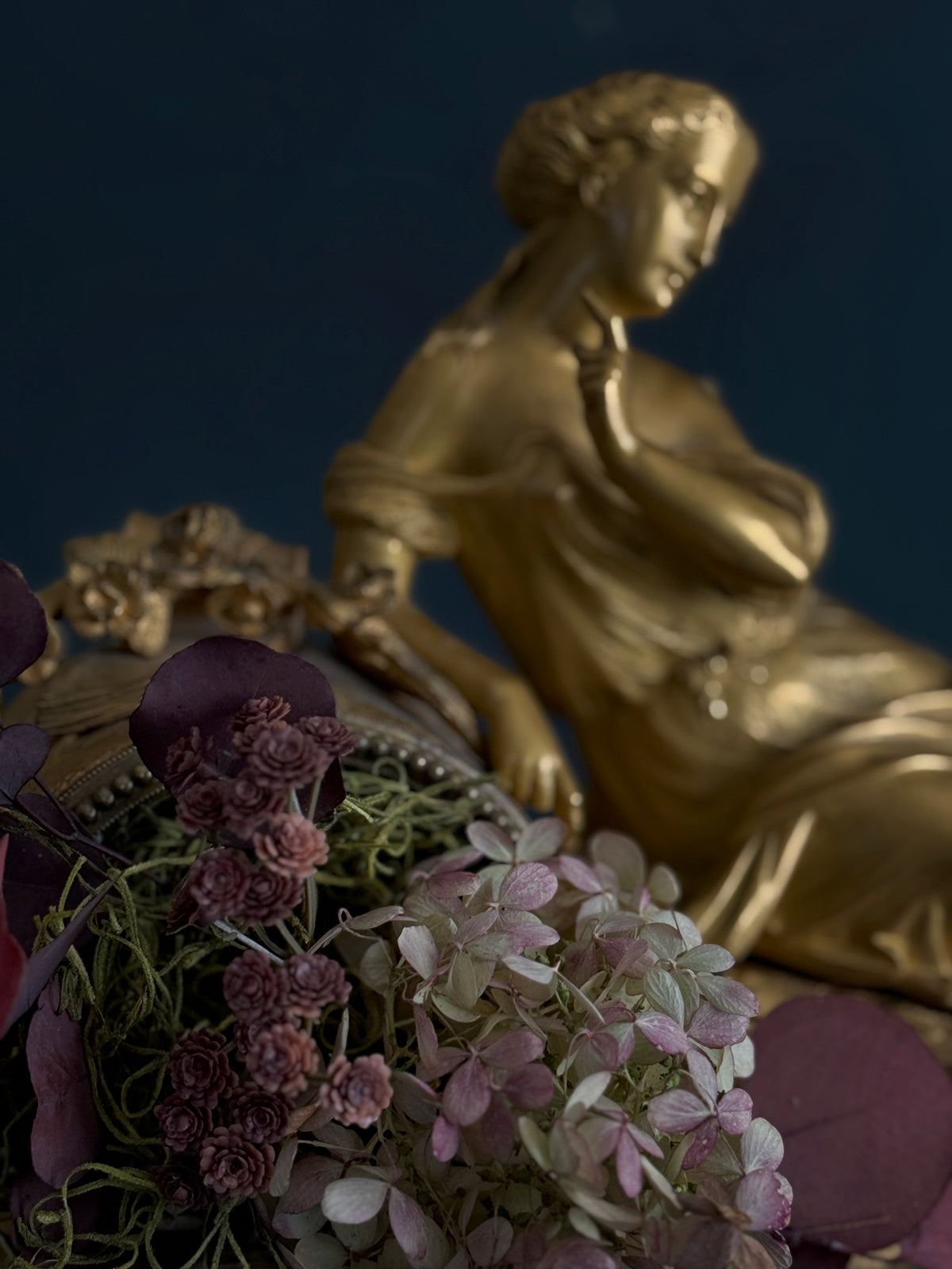 Antique French Gilt Spelter Mantel Clock Topper | c. 1870–1900