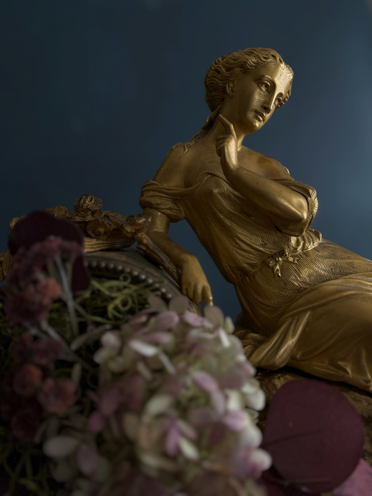 Antique French Gilt Spelter Mantel Clock Topper | c. 1870–1900