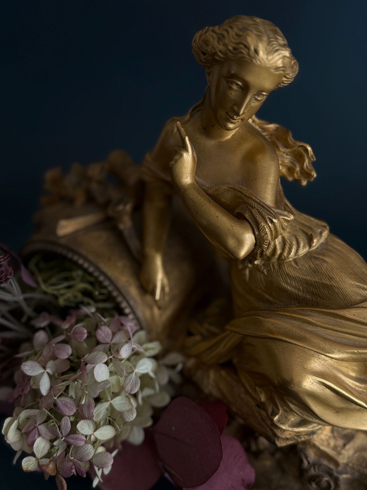 Antique French Gilt Spelter Mantel Clock Topper | c. 1870–1900