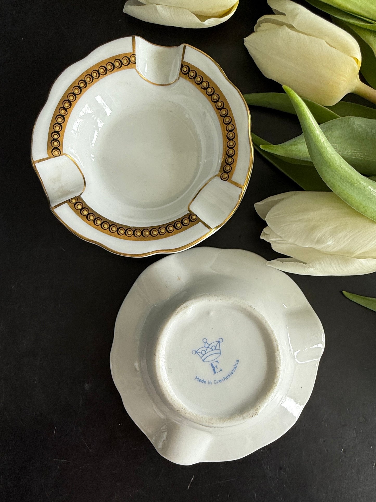 Porcelain Ashtrays (Sold Separately)