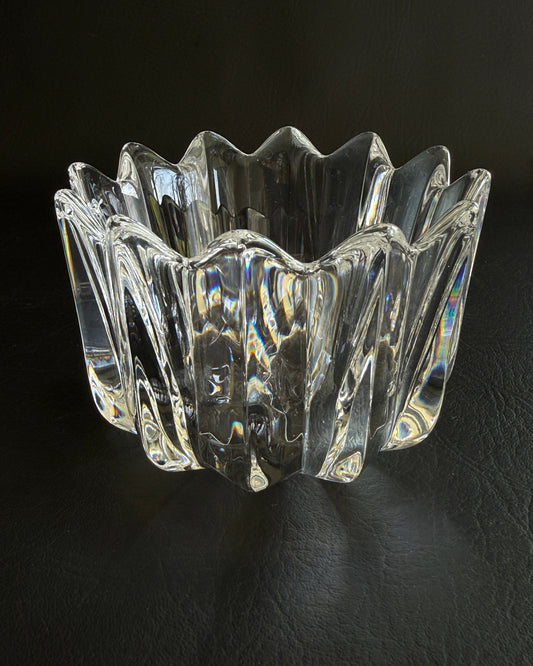 Orrefors “Fleur” Crystal Bowl with Original Box