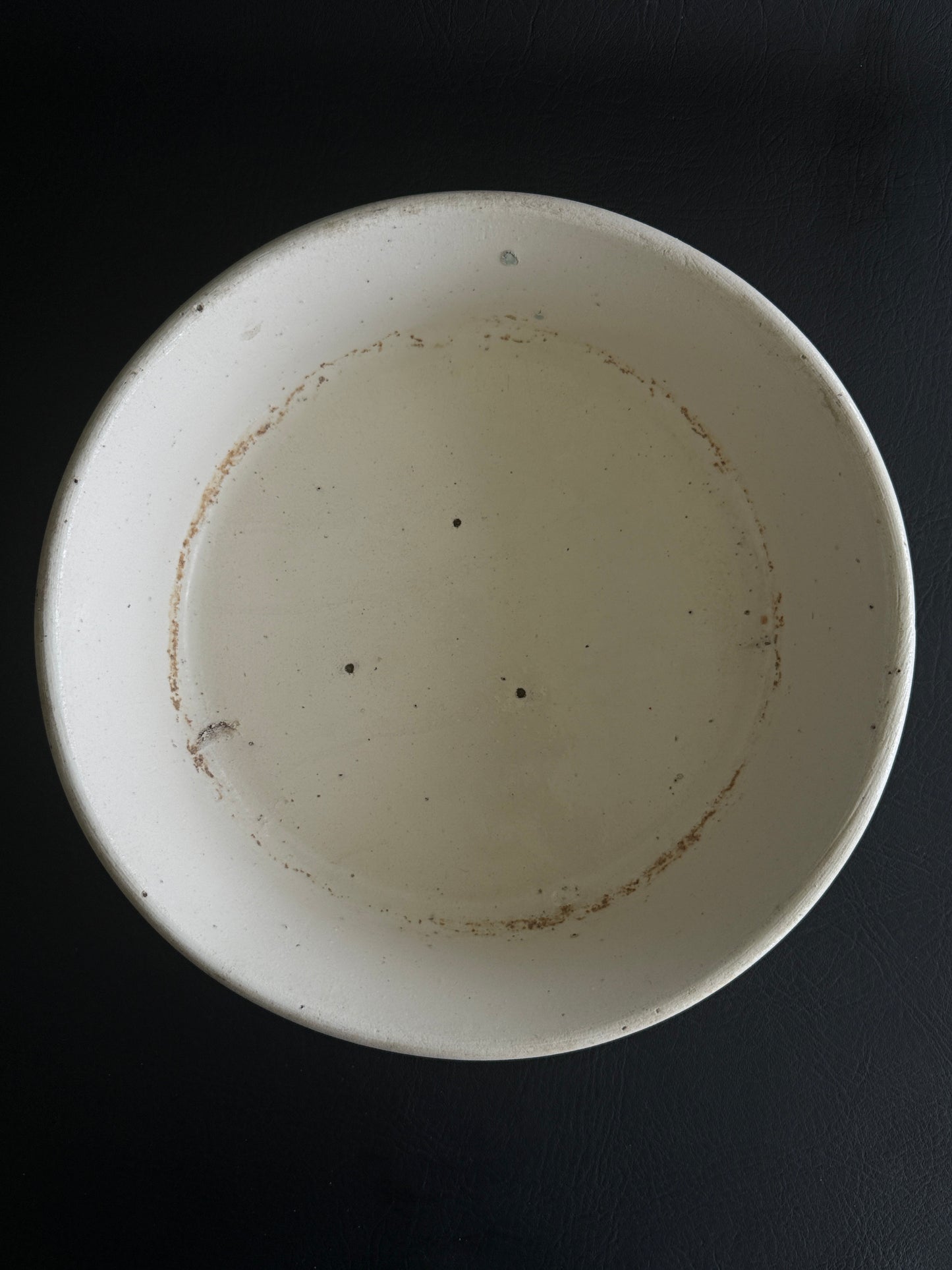 Large White Glazed Basin