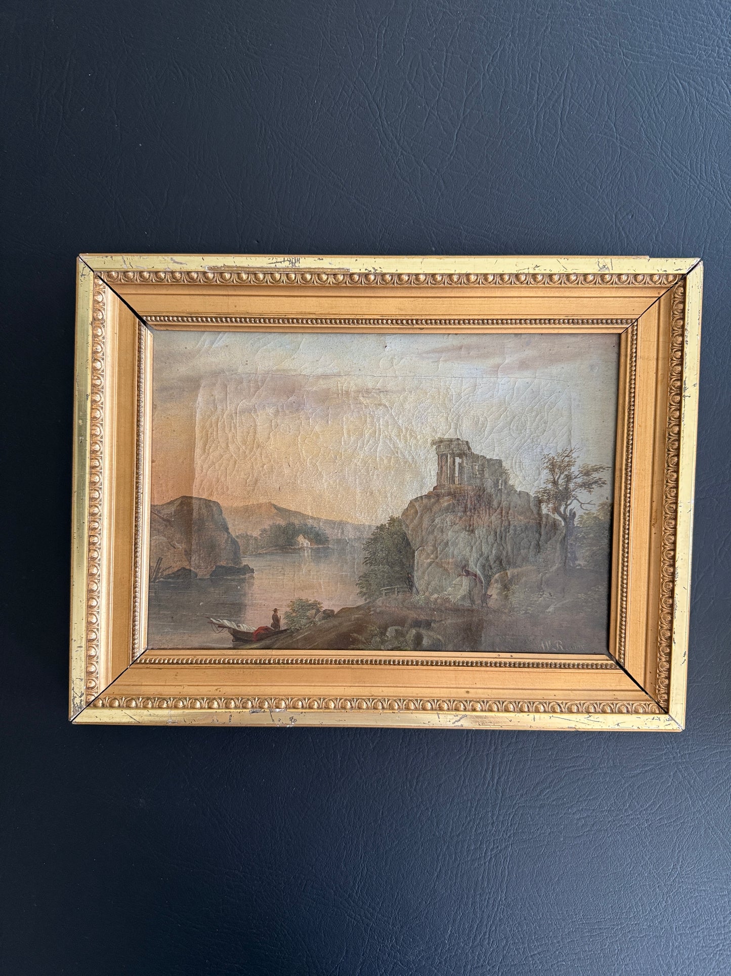 Reserved: Classical Landscape with Ruins Painting