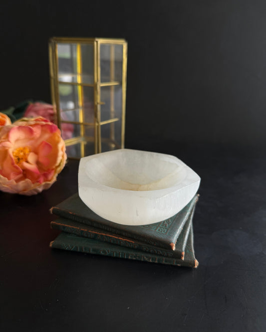 Petite Carved Stone Dish