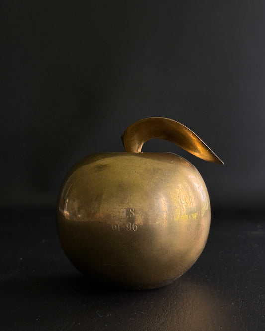 Solid Brass Apple