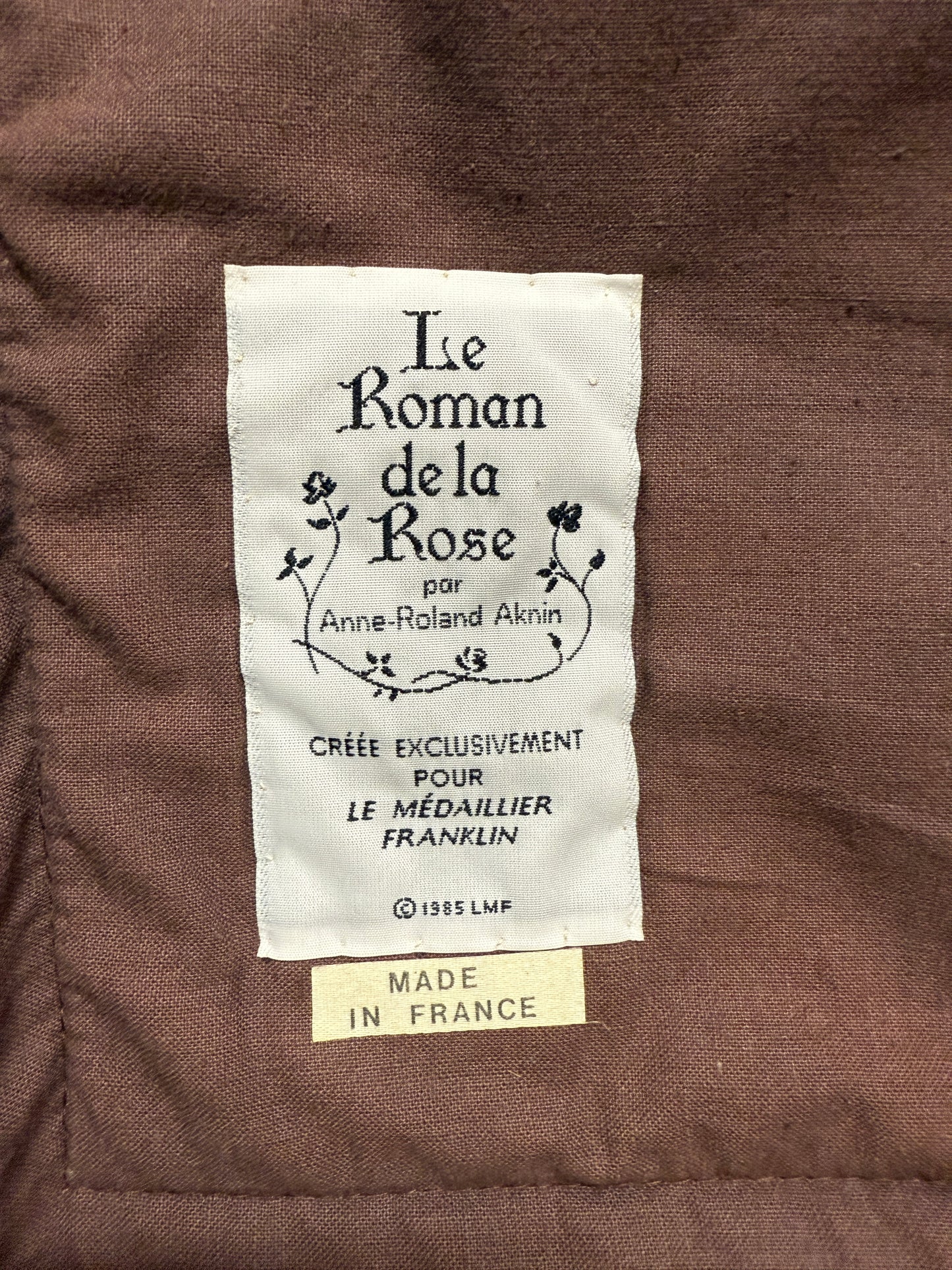 Vintage French Tapestry – Le Roman de la Rose (1985)