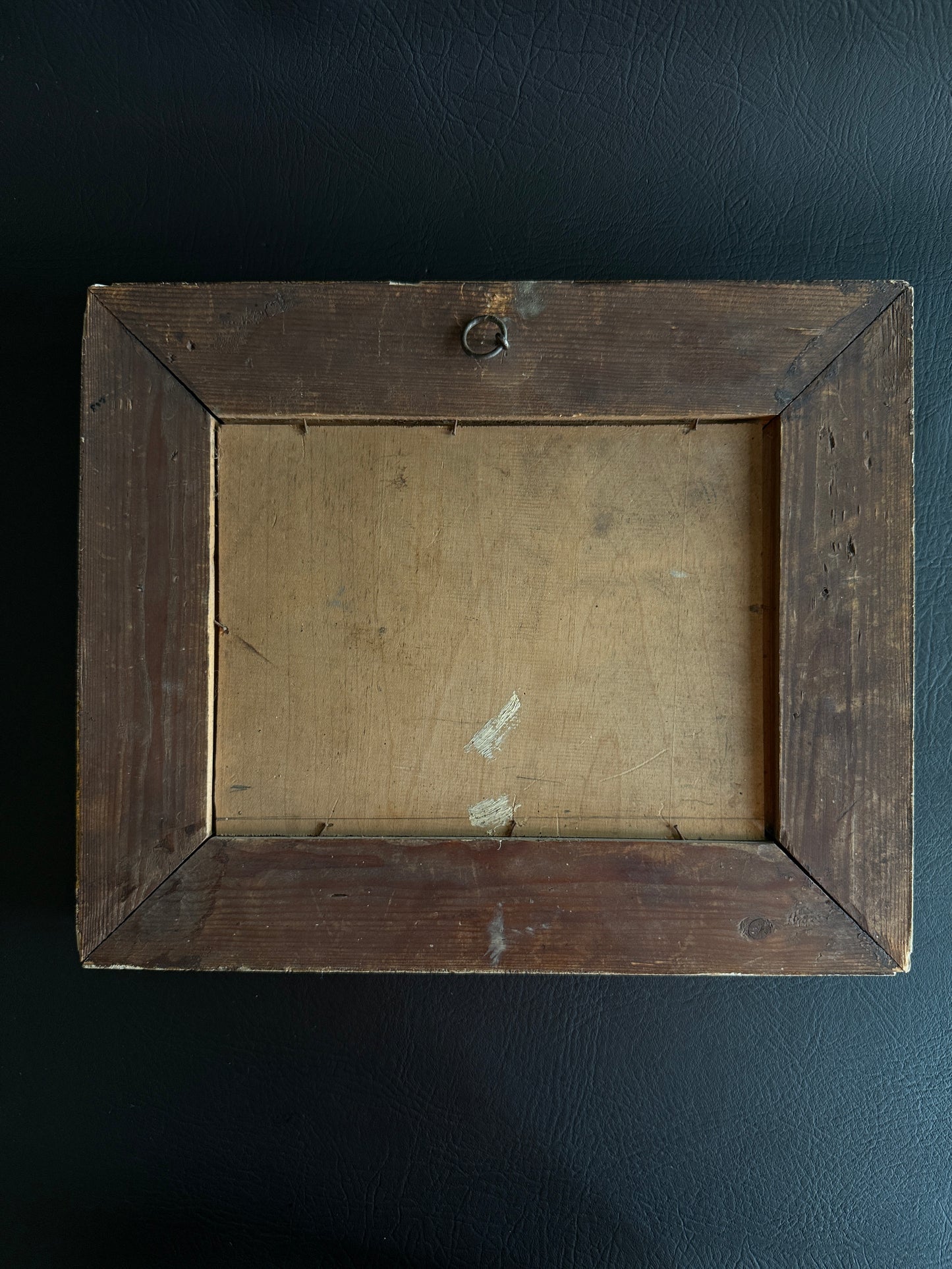 19th-Century French Rural Landscape on Wood Panel