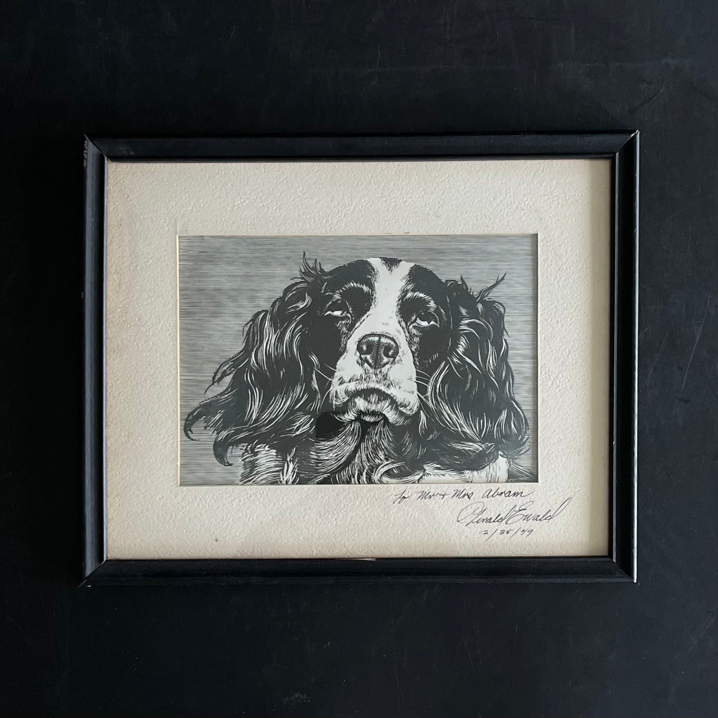 Framed Dog Print