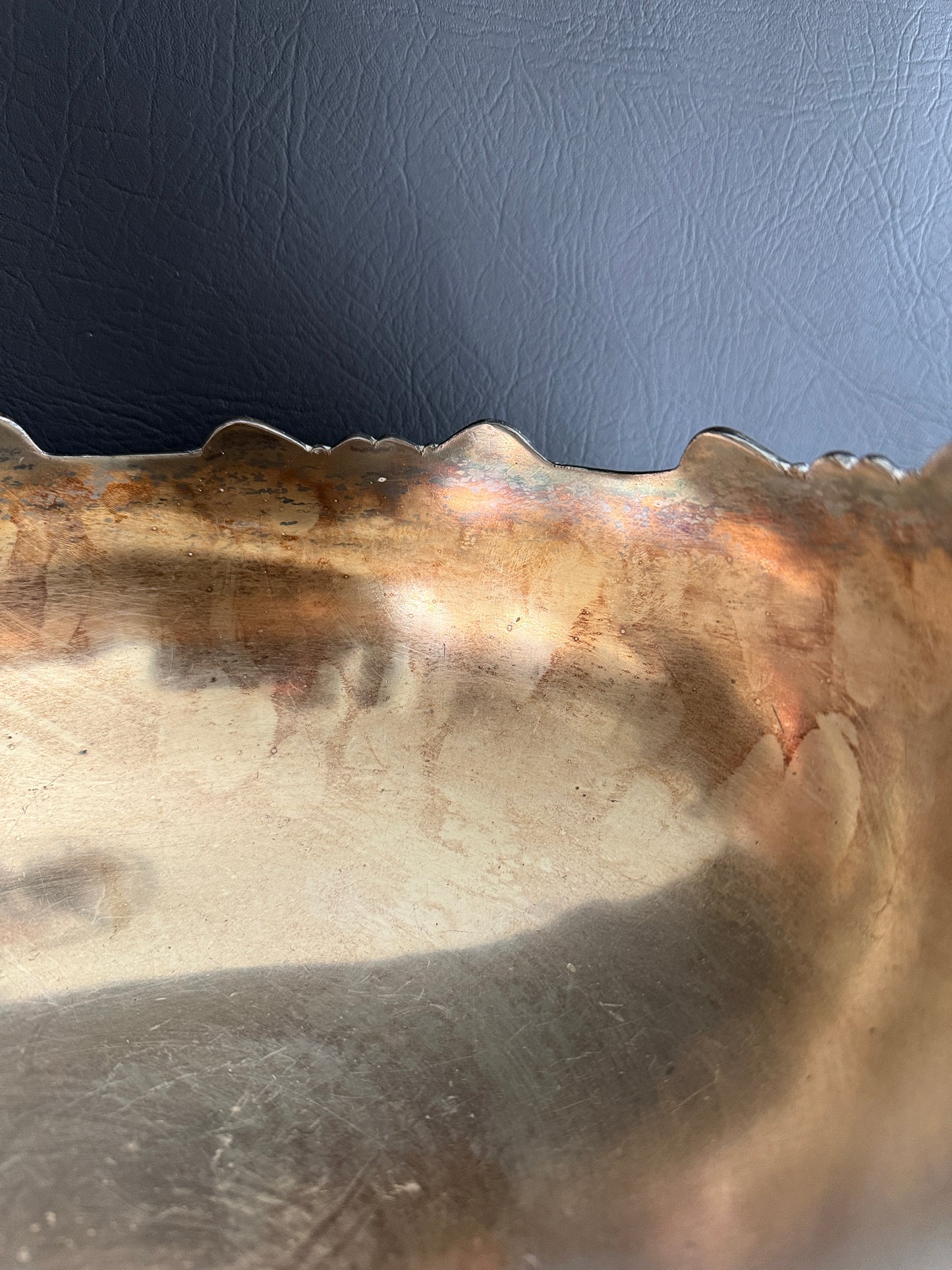 Silver Punch Bowl Candle Vessel