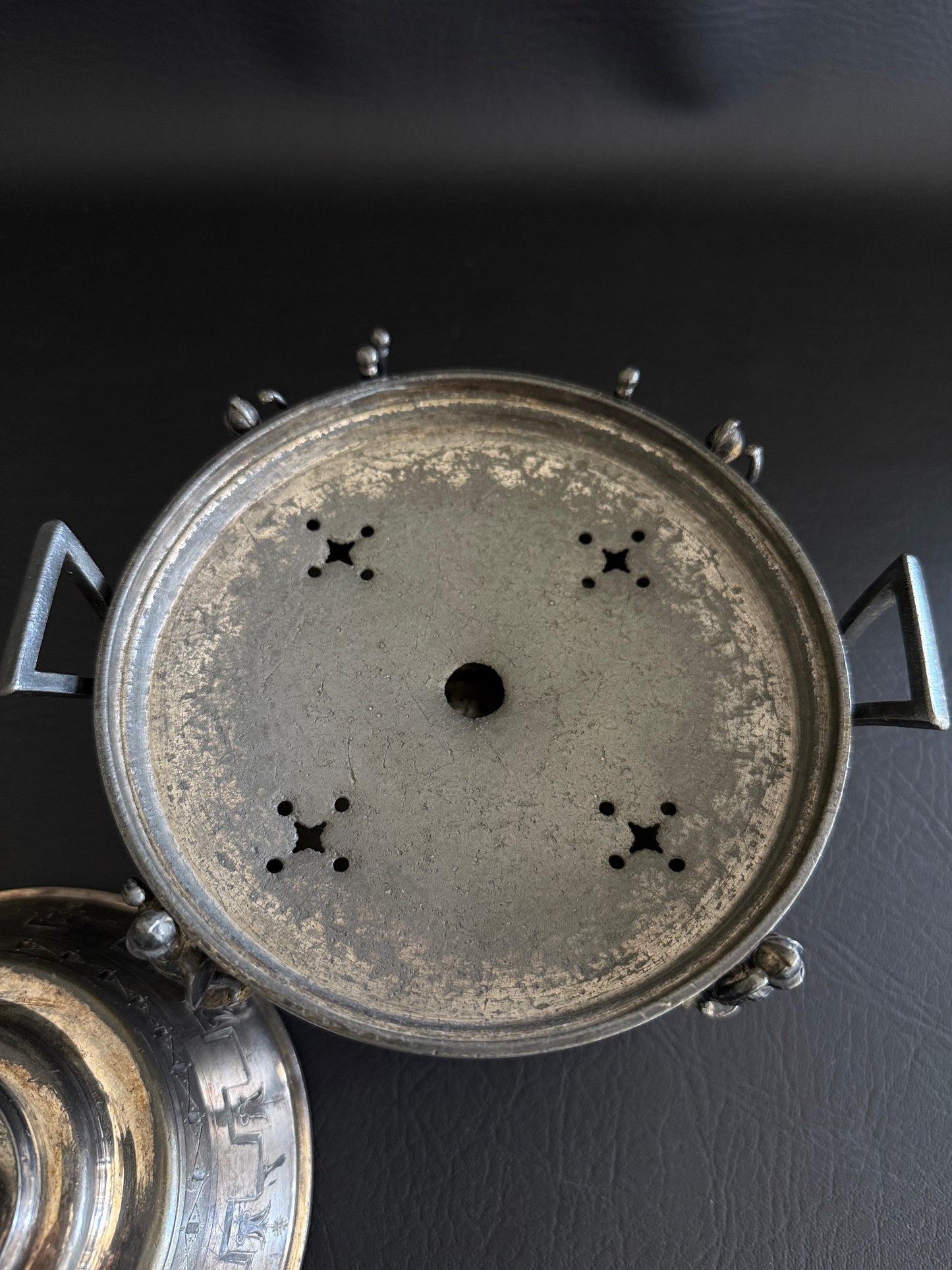 Reed & Barton Figural Cow Butter Dish (Pat. 1869)