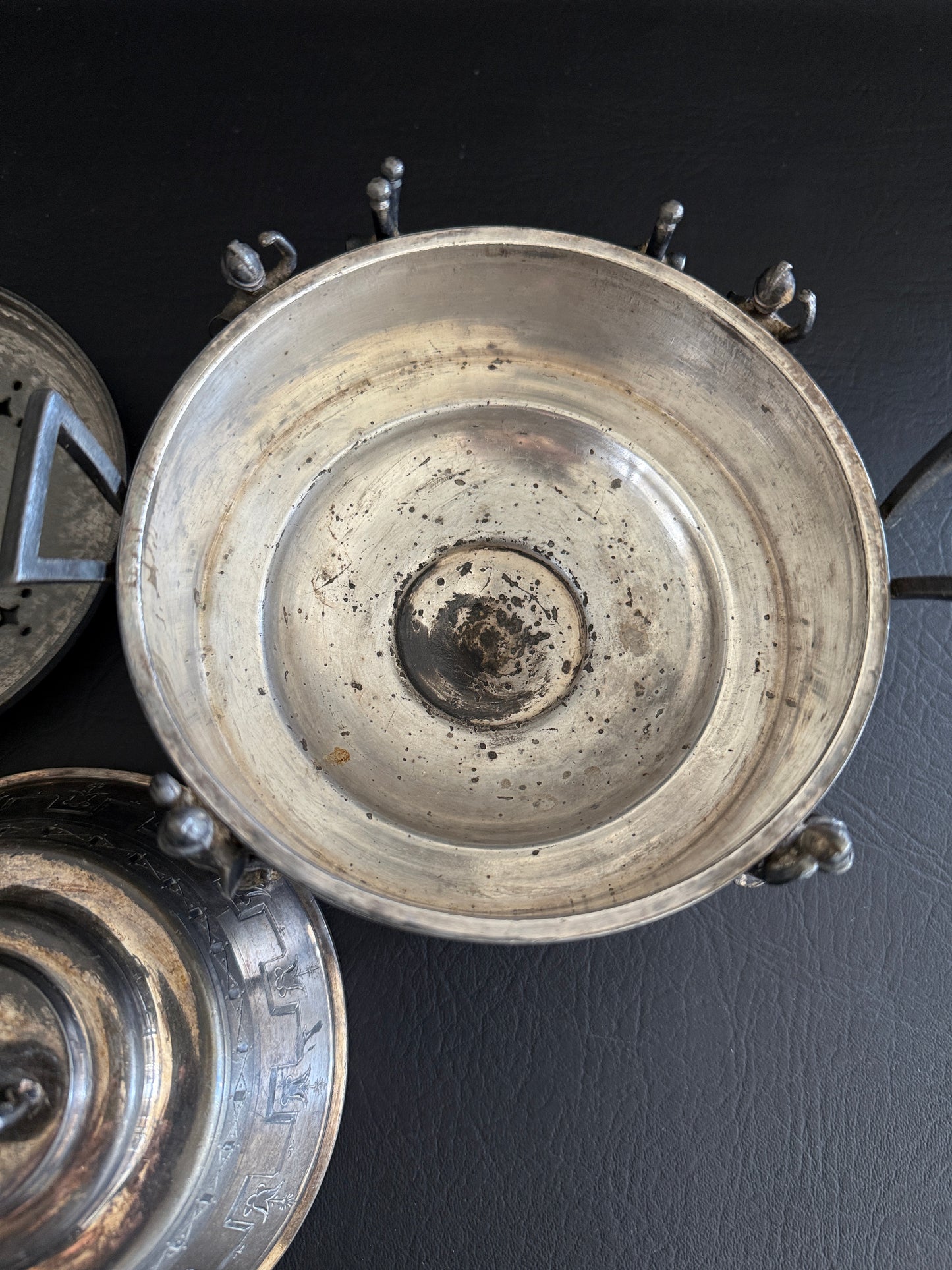 Reed & Barton Figural Cow Butter Dish (Pat. 1869)