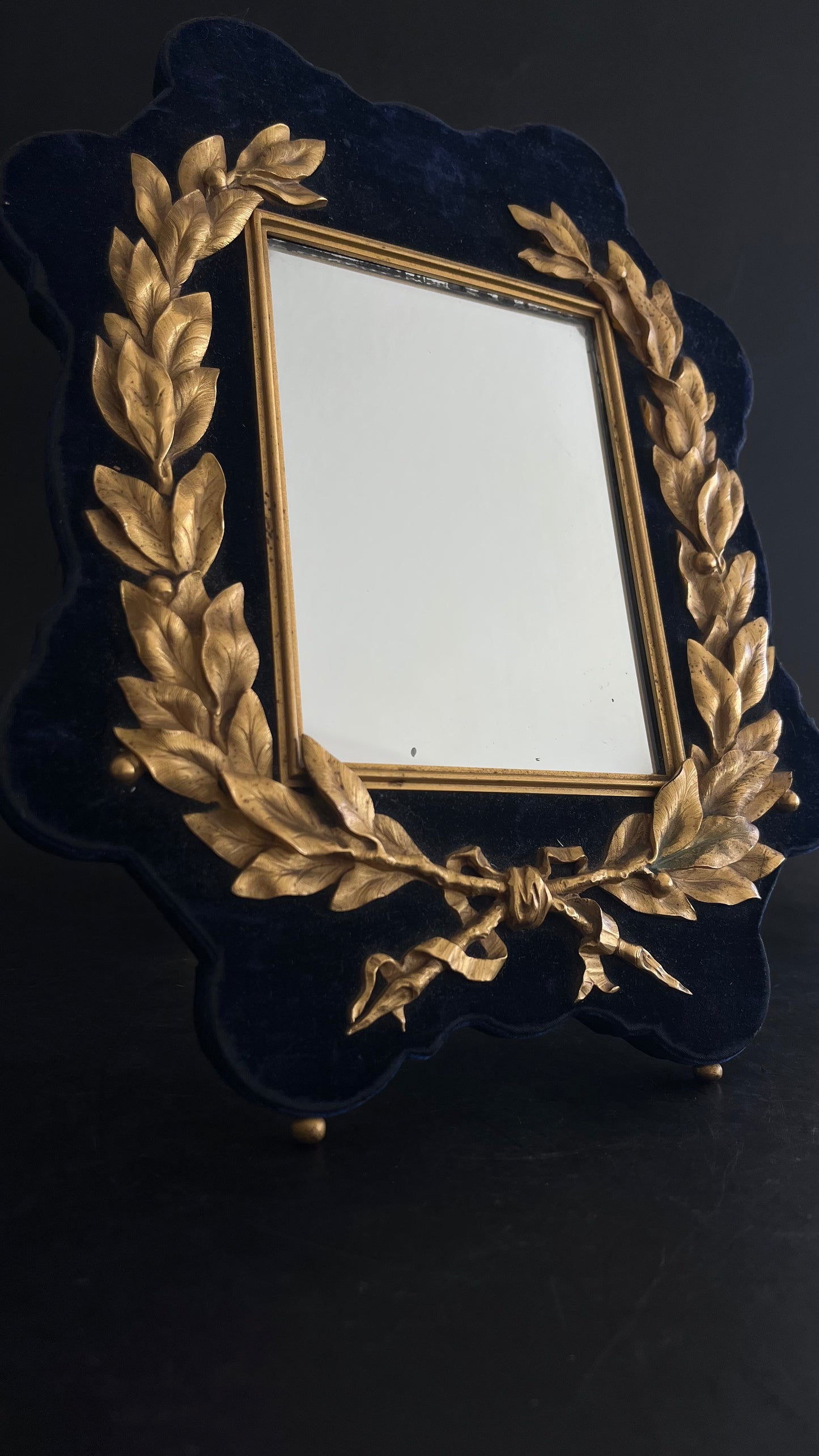 Gilded Bronze Mirror