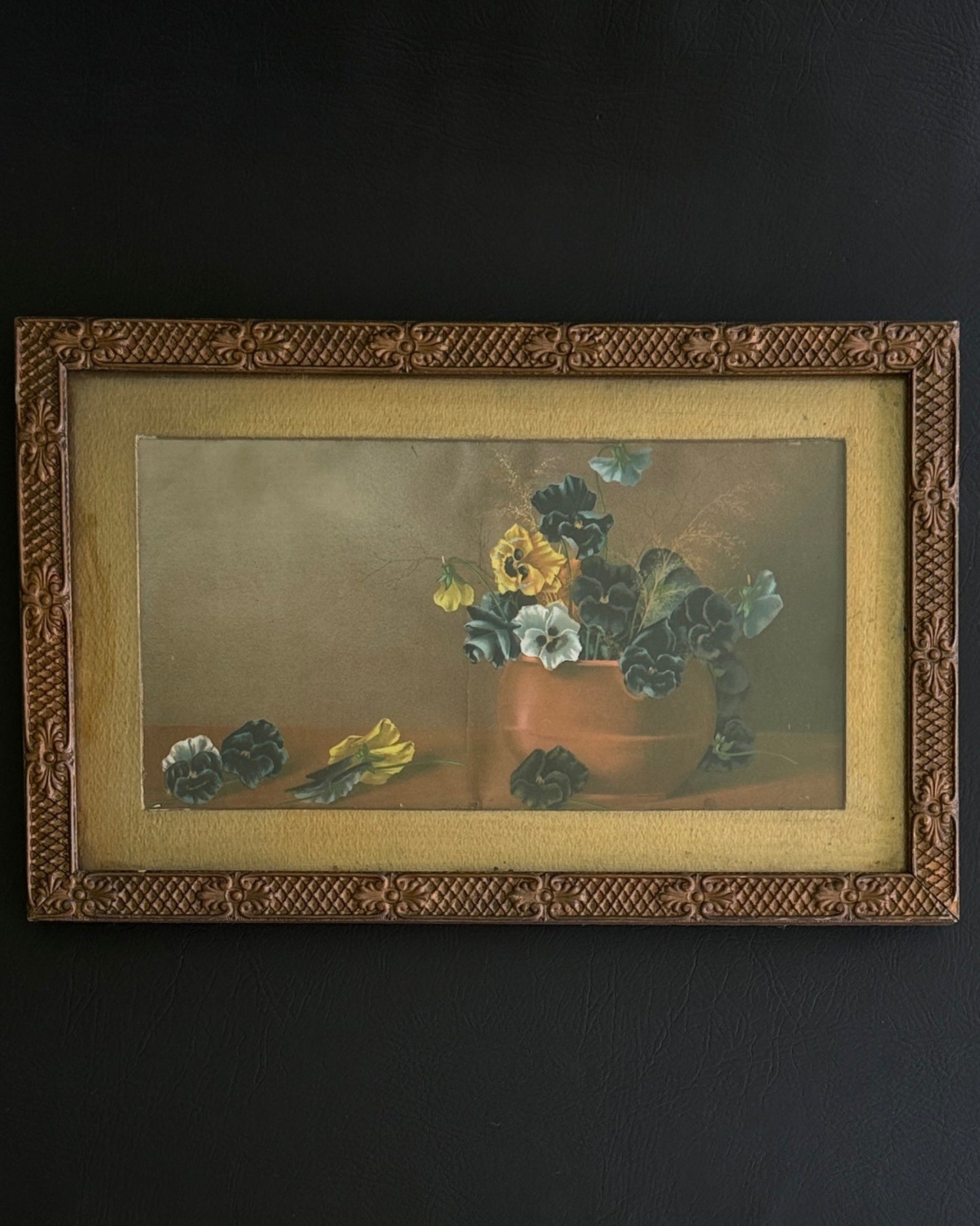 Antique Victorian Floral Still Life