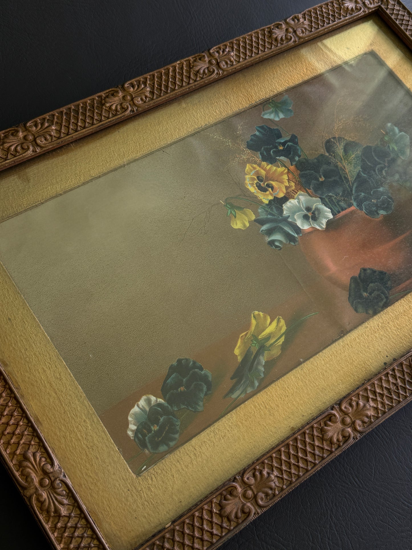Antique Victorian Floral Still Life