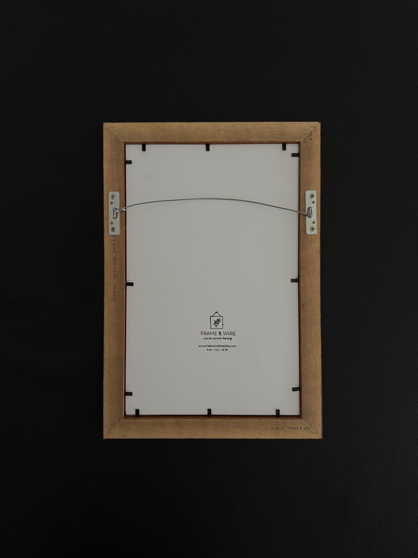 Framed Antique Botanical – Artemisia Specimen (1863)