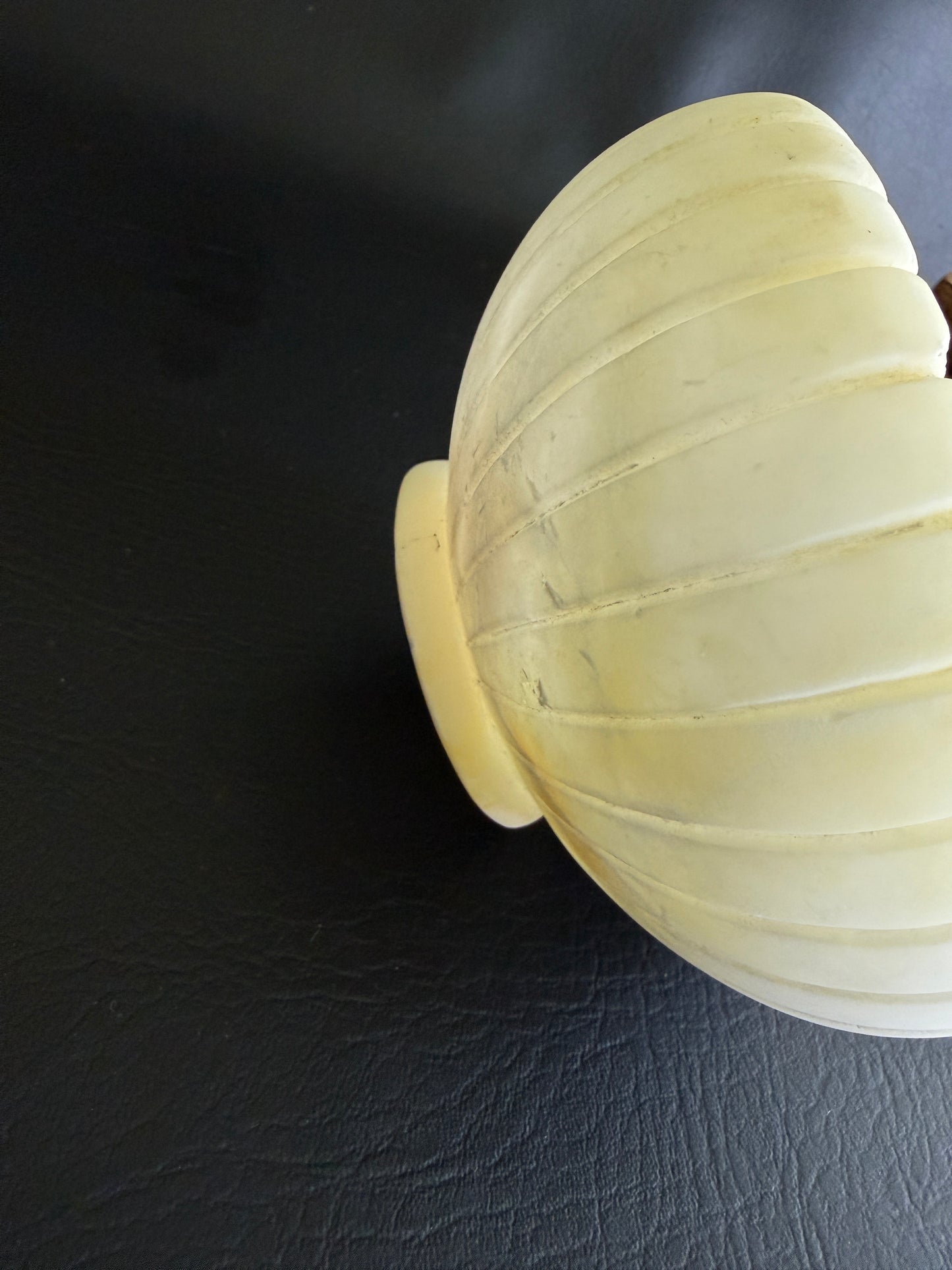 Vintage Italian Carved Alabaster Bowl