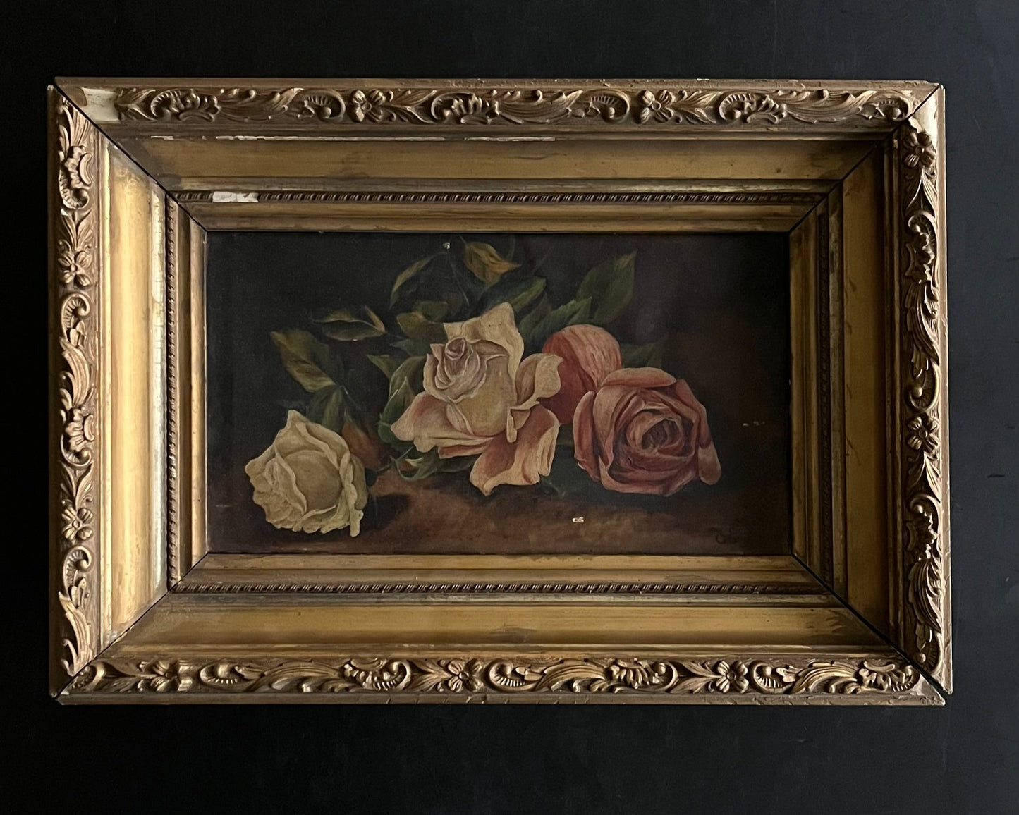 Framed Antique Floral