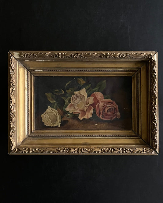 Framed Antique Floral