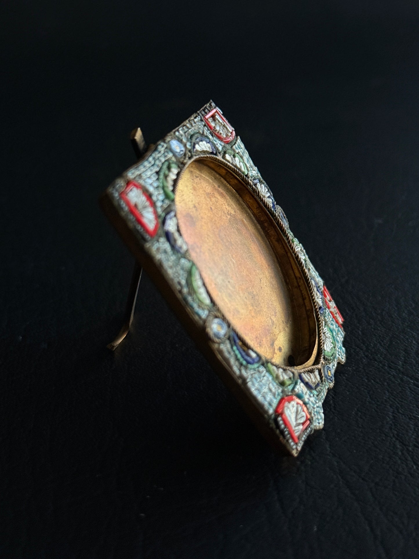 Antique Micromosaic Mini Frame
