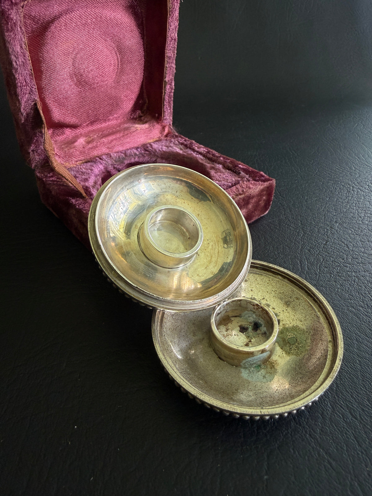 Cased Traveling Candlesticks