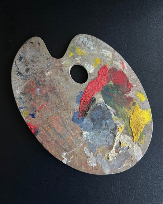 Vintage Artist's Paint Palette