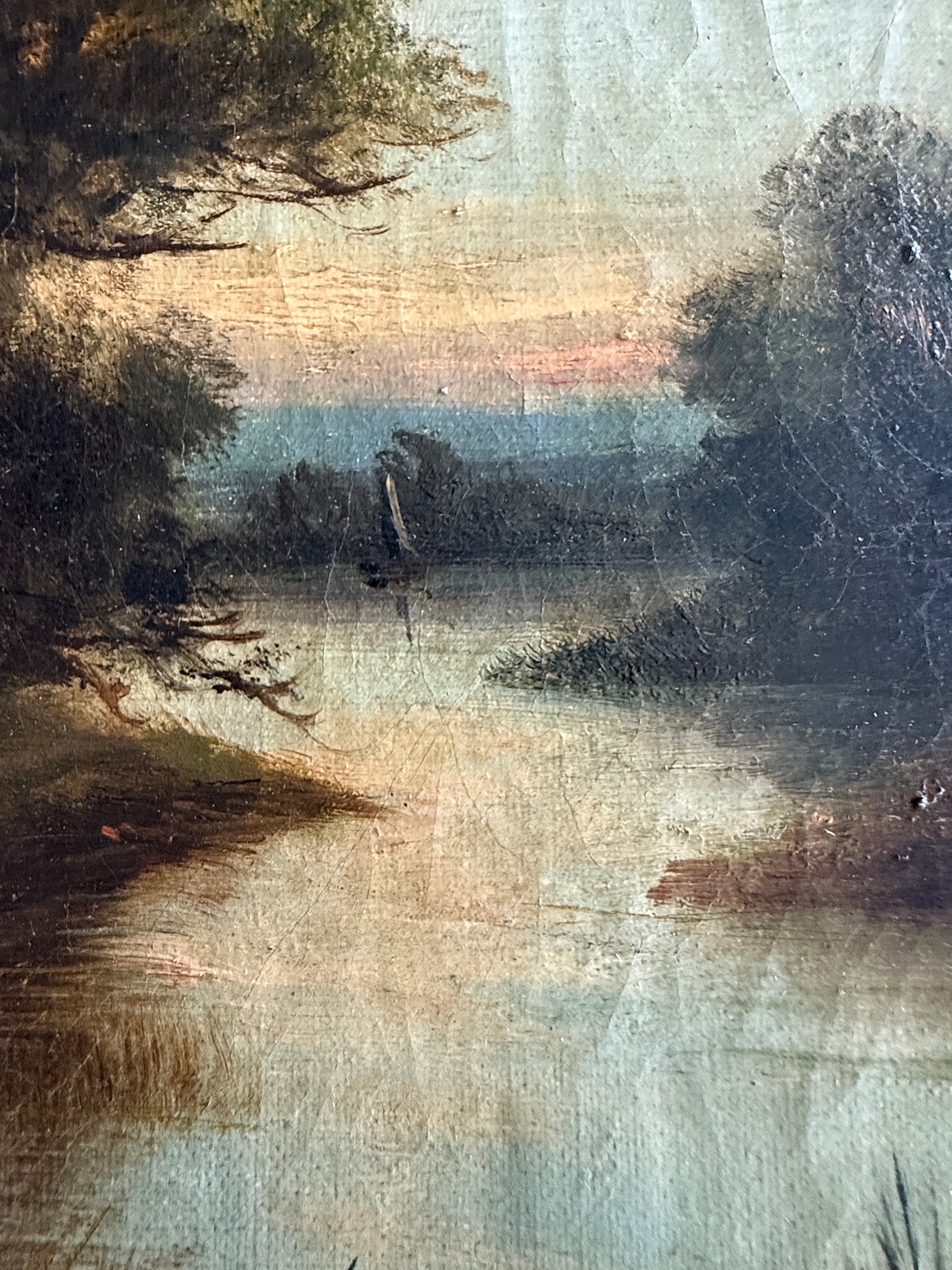 Framed Landscape Painting
