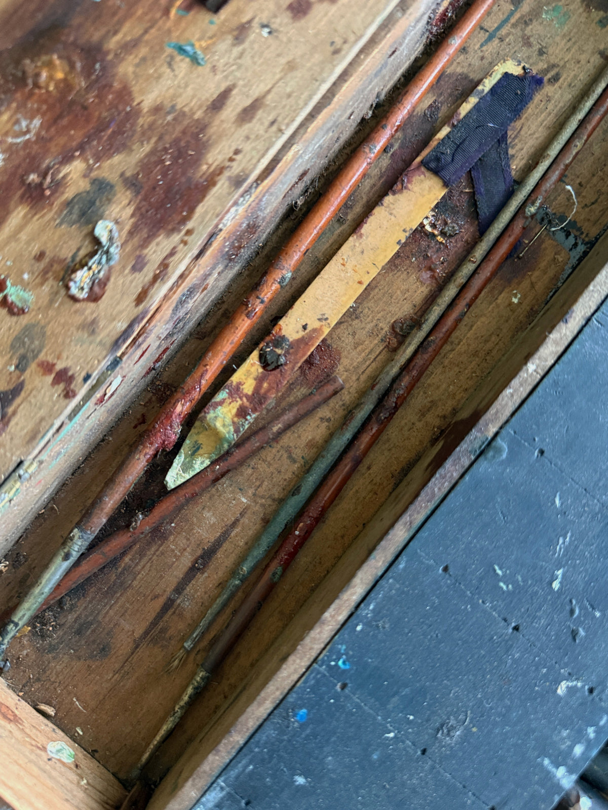 Vintage Artist's Paint Box