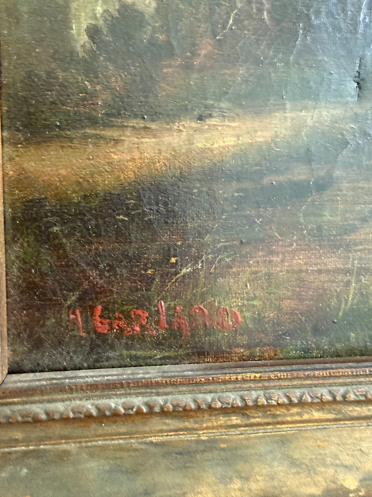 Framed Landscape Painting