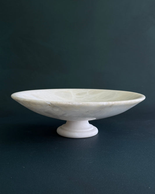 Alabaster Pedestal Compote